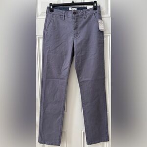 NWT Flag & Anthem Men's 30/34 Castleton Stretch Chino Portland Relaxed Gray Pant